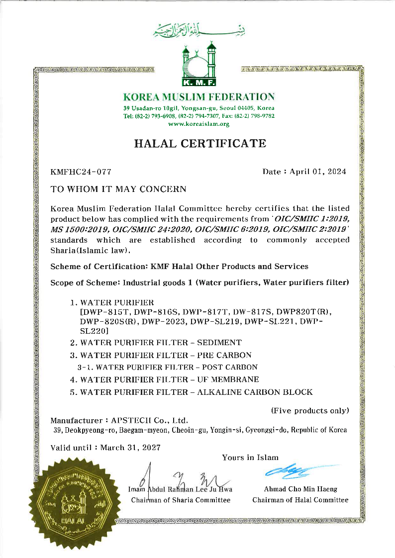 Halal Certificate